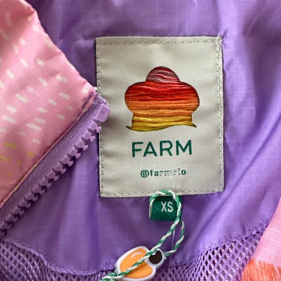 NEW Farm Rio Mixed Scarves Windbreaker - Picture 7 of 16